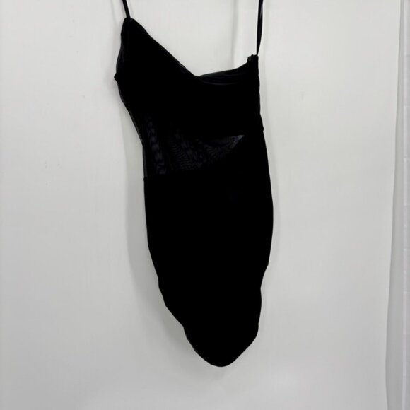 Superdown Jerica Black Mesh Mini Dress Size Medium - Picture 4 of 15